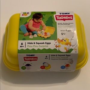 Tomy Toomies Hide & Squeak eggs